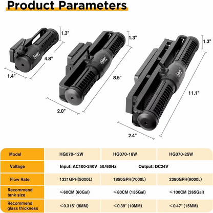 Hygger Cross-flow Wave Pump
